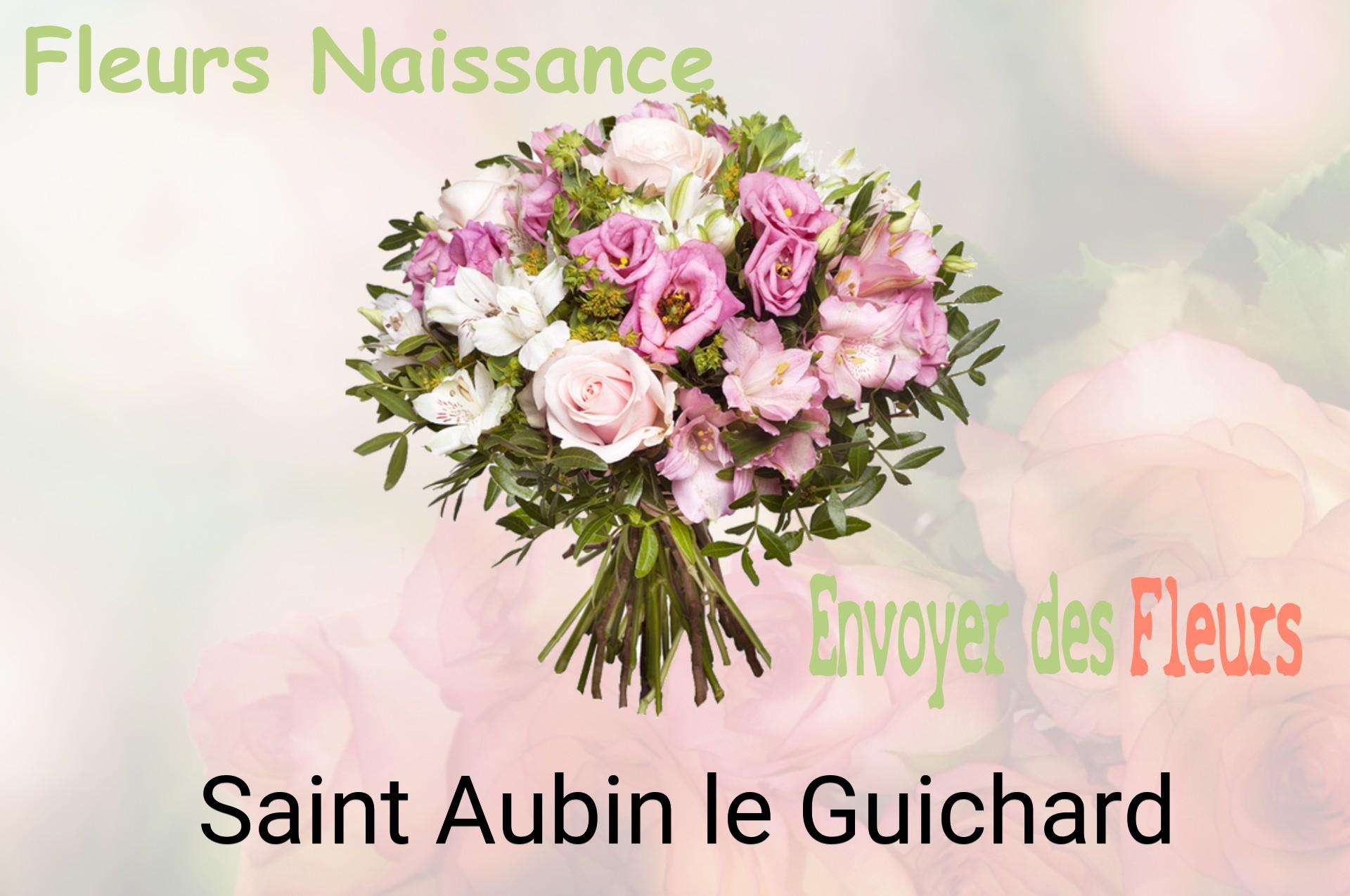 Bouquet de fleurs de naissance livré à Saint-Aubin-le-Guichard